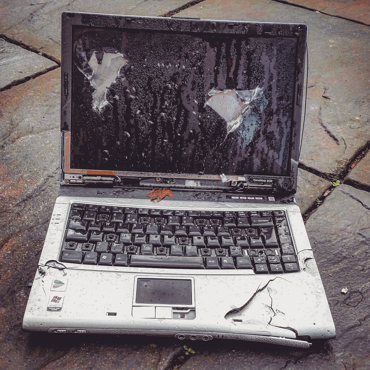 Destroy the laptops image