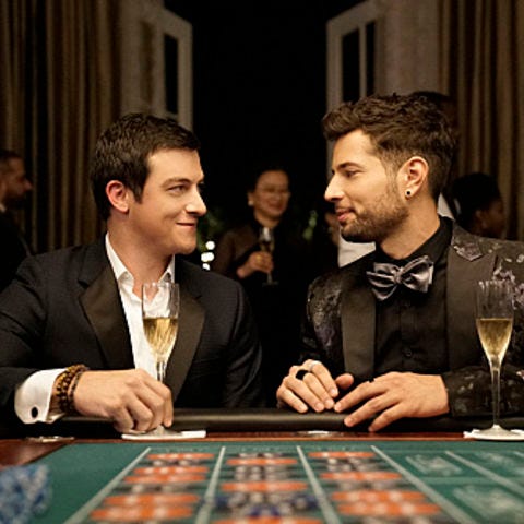 Image result for Steven Carrington and man in bed Dynasty reboot