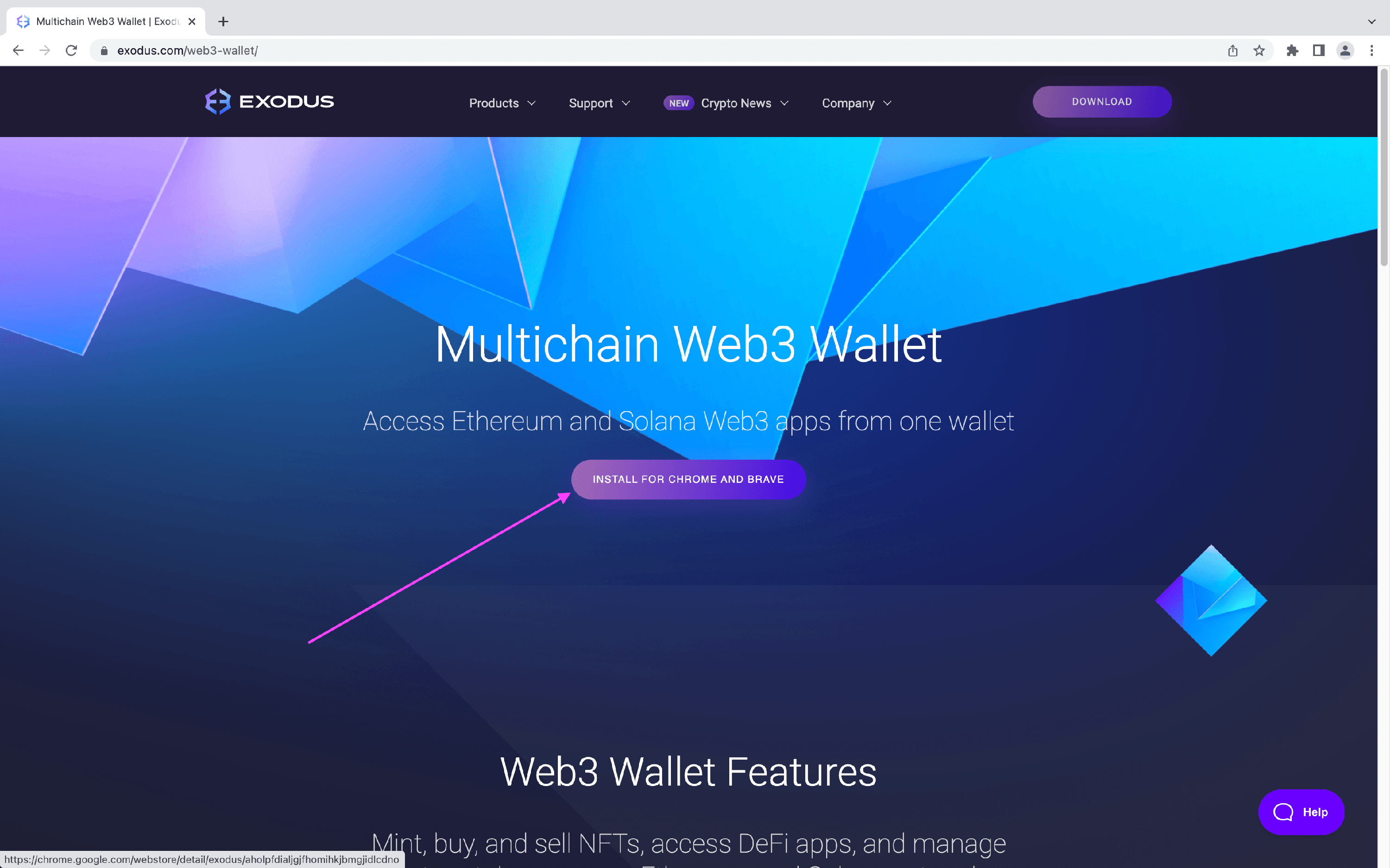 How to get Exodus wallet. Browser version: | by Ramesh_Magar | Medium