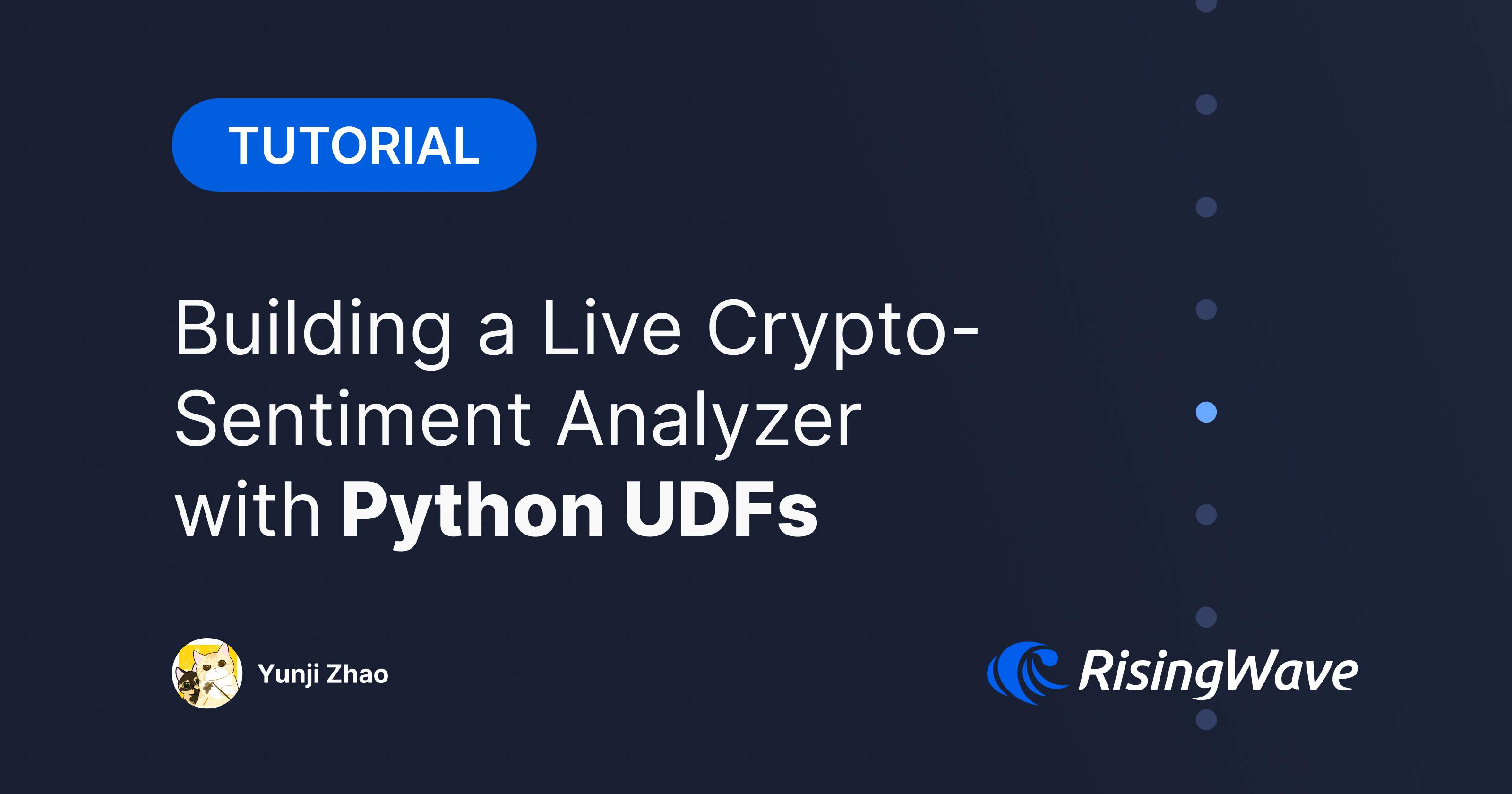 Building a Live Crypto-Sentiment Analyzer with RisingWave and Python UDFs |  by RisingWave Labs | Dec, 2025 | Level Up Coding