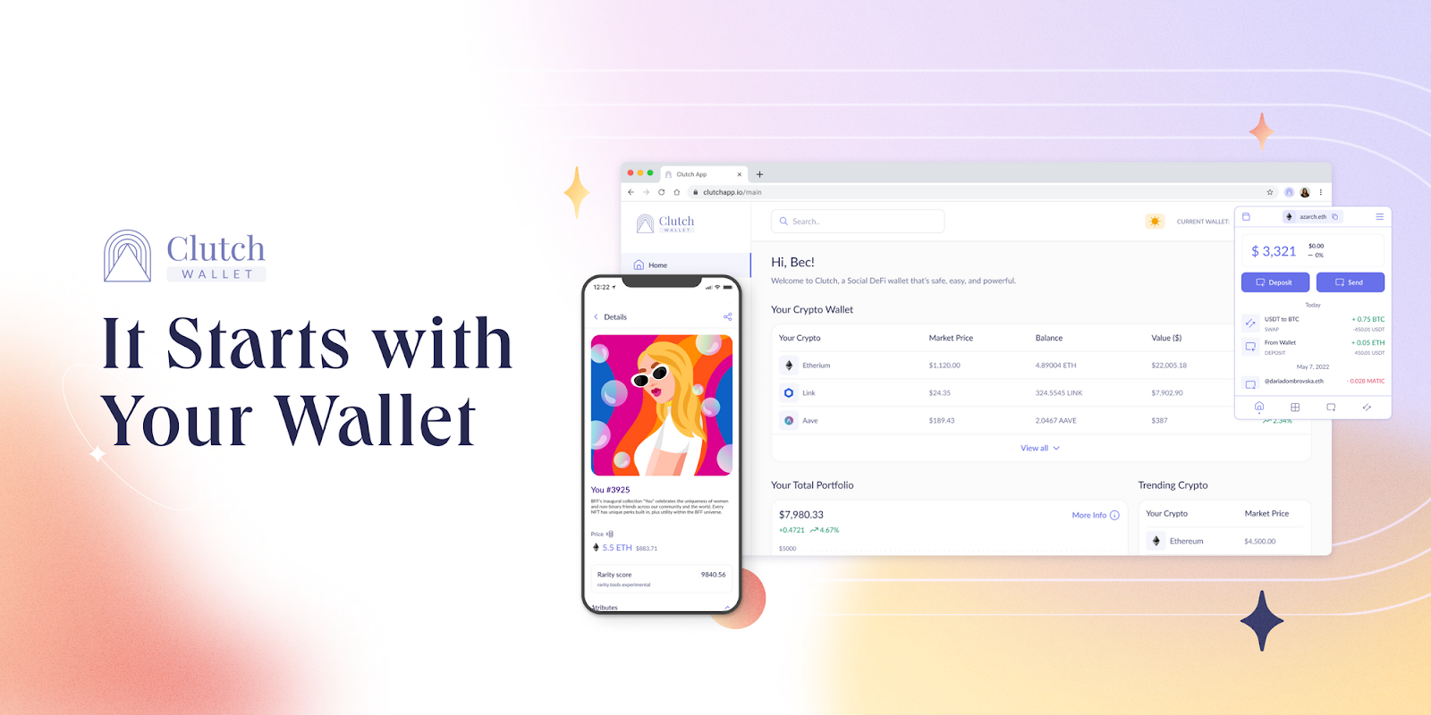 Why We Invested: Clutch Wallet. Since the Bitcoin white paper was… | by  Elizabeth Davis | Anthemis Insights | Medium