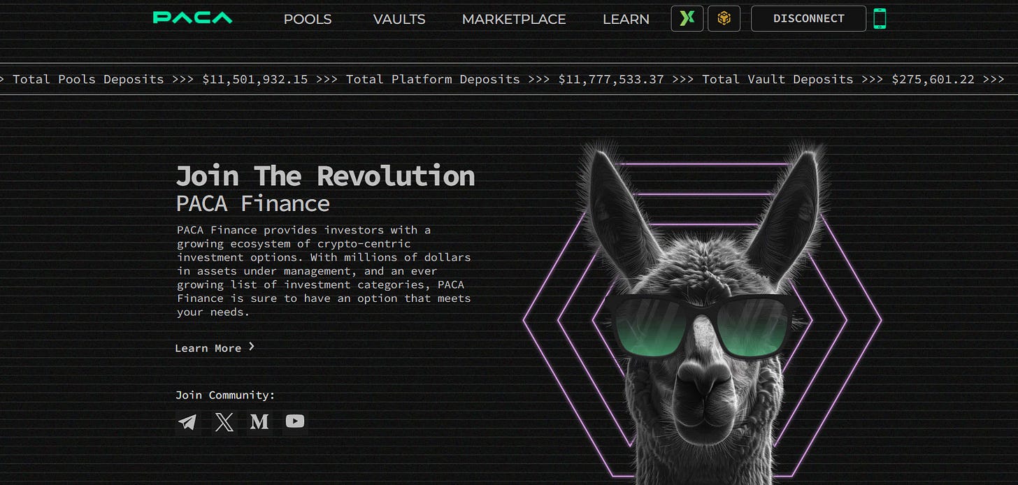 Time to Reassess Things….Part 9 (PACA Finance & The Privilege Club) | by  Lamcer31210 | Cryptozoa