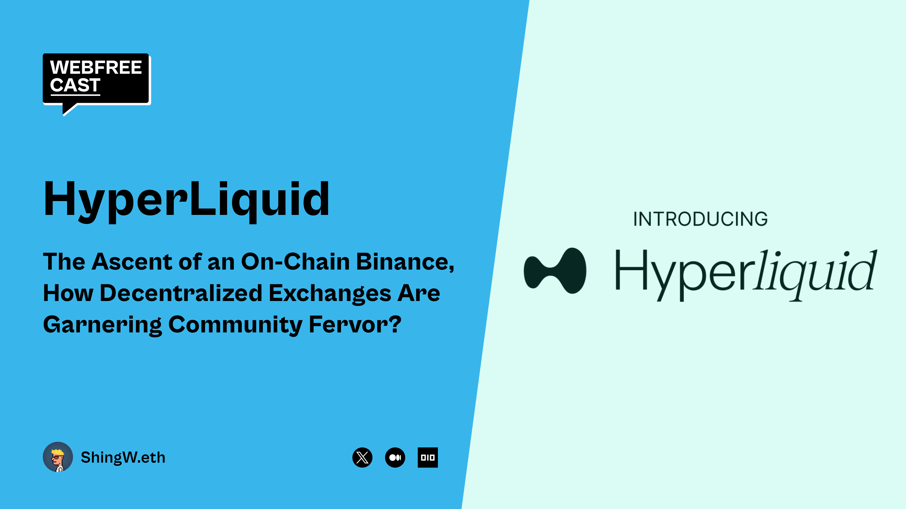 HyperLiquid: The Ascent of an On-Chain Binance, How Decentralized Exchanges  Are Garnering Community Fervor | by ShingW.eth | Webfreecast | Medium