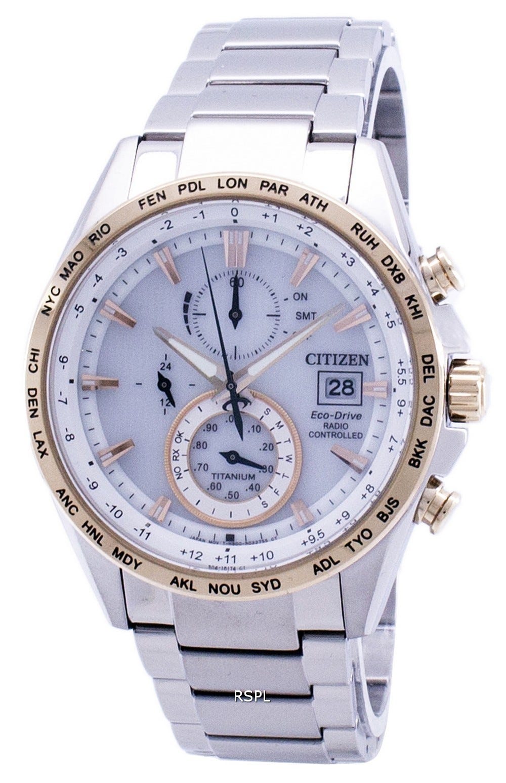 CITIZEN　ECO-DRIVEradio controlled メンズ腕時計 Citizen Eco-Drive Chronograph Power Reserve Radio Controlled