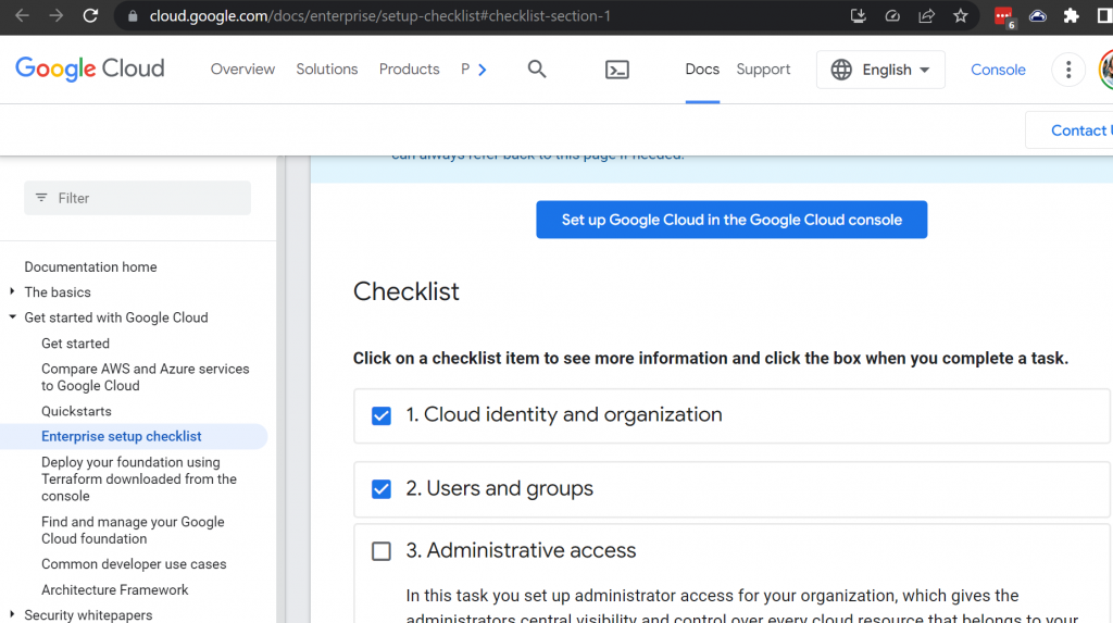 Google Cloud Landing Zone with Terraform and Cloud Foundation