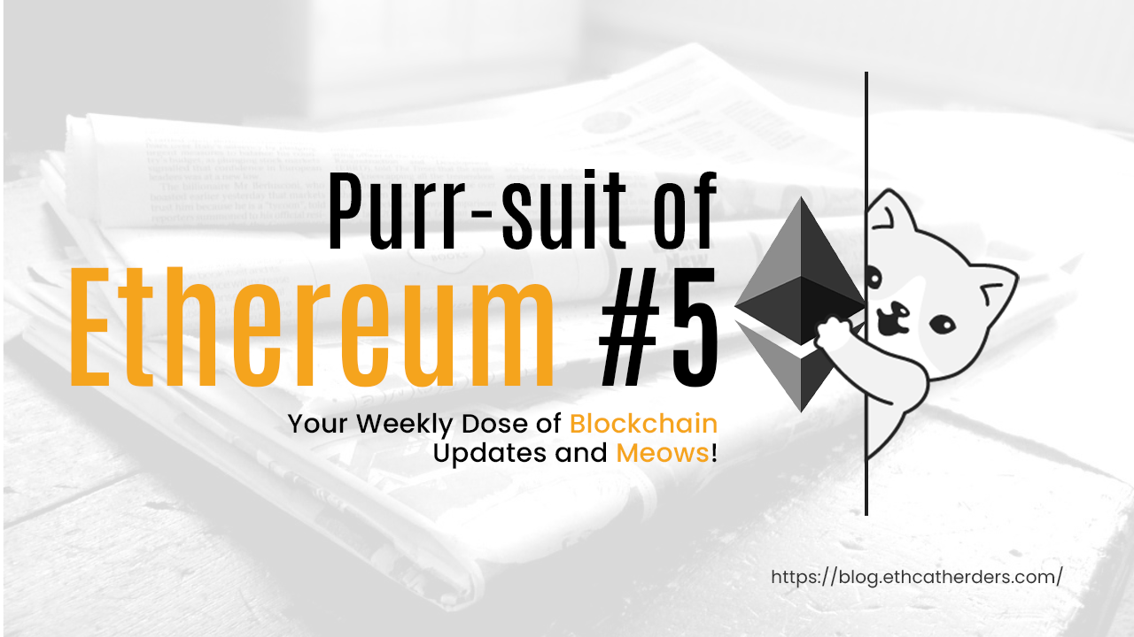 Purr-suit of Ethereum 🐾#5. Your Weekly Dose of Blockchain Updates… | by  Pooja Ranjan | EthCatHerders | Medium