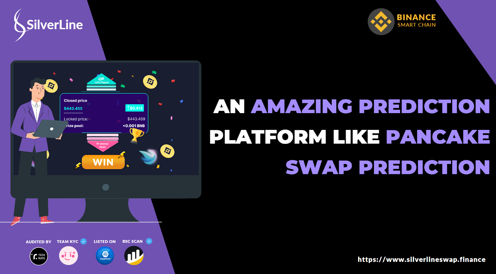 An Amazing Prediction Platform like Pancakeswap Prediction | by  SilverLineSwap | Medium