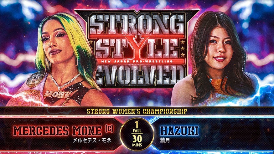 ワールドプロレスリング　プロ格STRONGSTYLEPRO- Strong Style Evolved (December 15) full card, preview | by