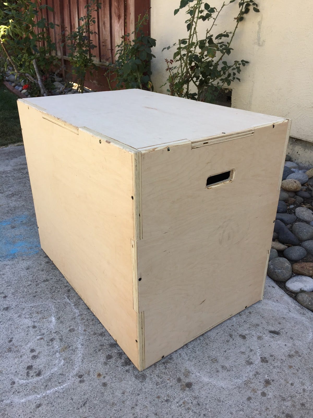 Plyometric Box Blueprints 30inch CROSSFIT Plyo Jump Box DIY Plans