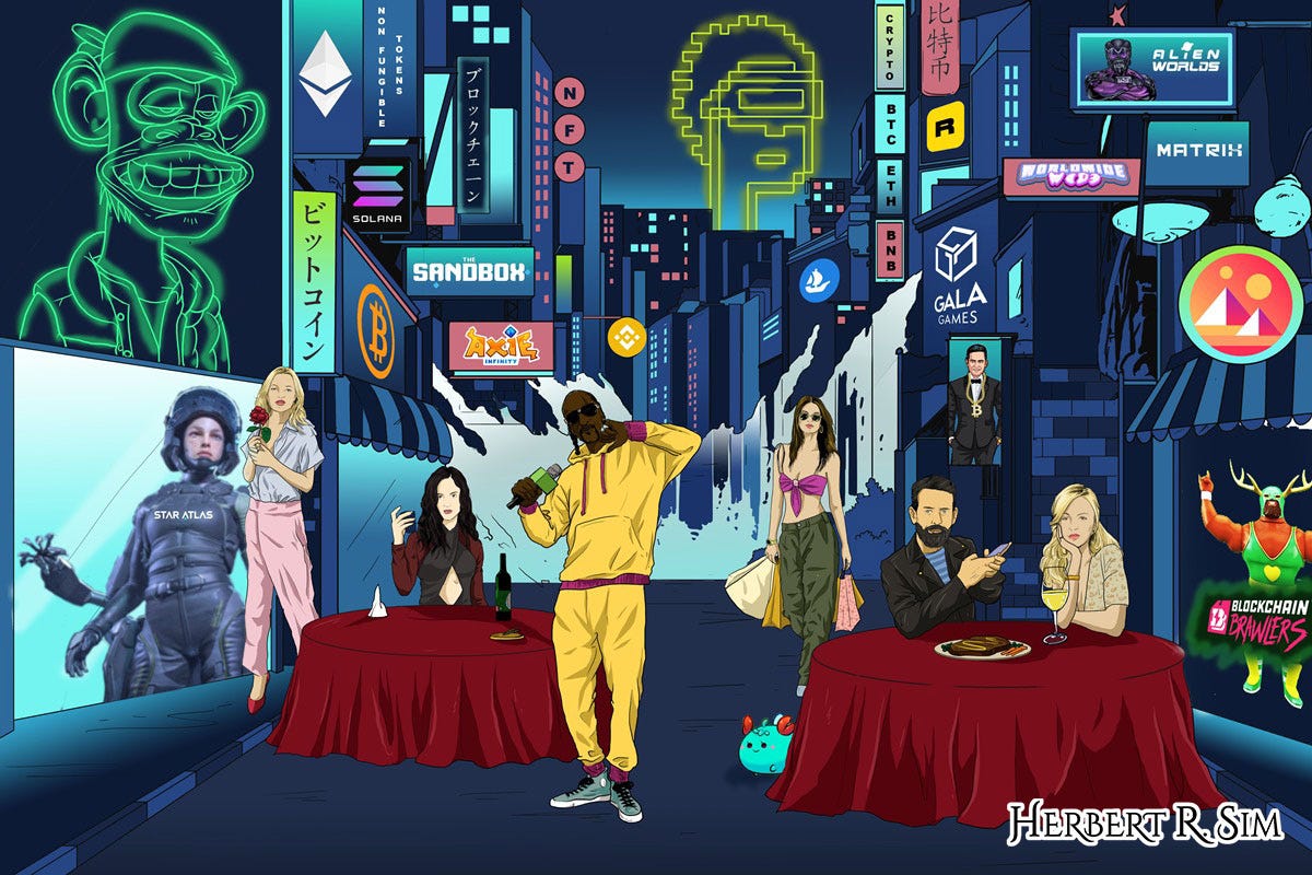 Non-Fungible Bling: How Celebrities and Luxury Brands are Pushing NFTs into  the Mainstream Consciousness | by Herbert R. Sim | Medium