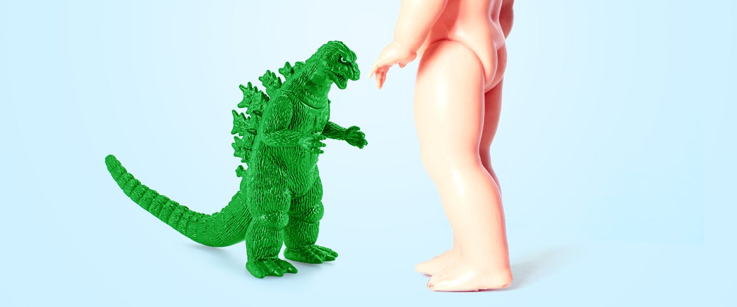 Monster Sex, a Love Story: When Your Girlfriend's Kink Is to Imagine Herself as a 50-Foot Woman Wrecking Shit Godzilla-Style | by Zaron Burnett III | MEL Magazine | Medium Monster Sex, a Love Story: When Your Girlfriend's Kink Is to Imagine Herself as a 50-Foot Woman Wrecking Shit Godzilla-Style | by Zaron Burnett III | MEL Magazine | Medium