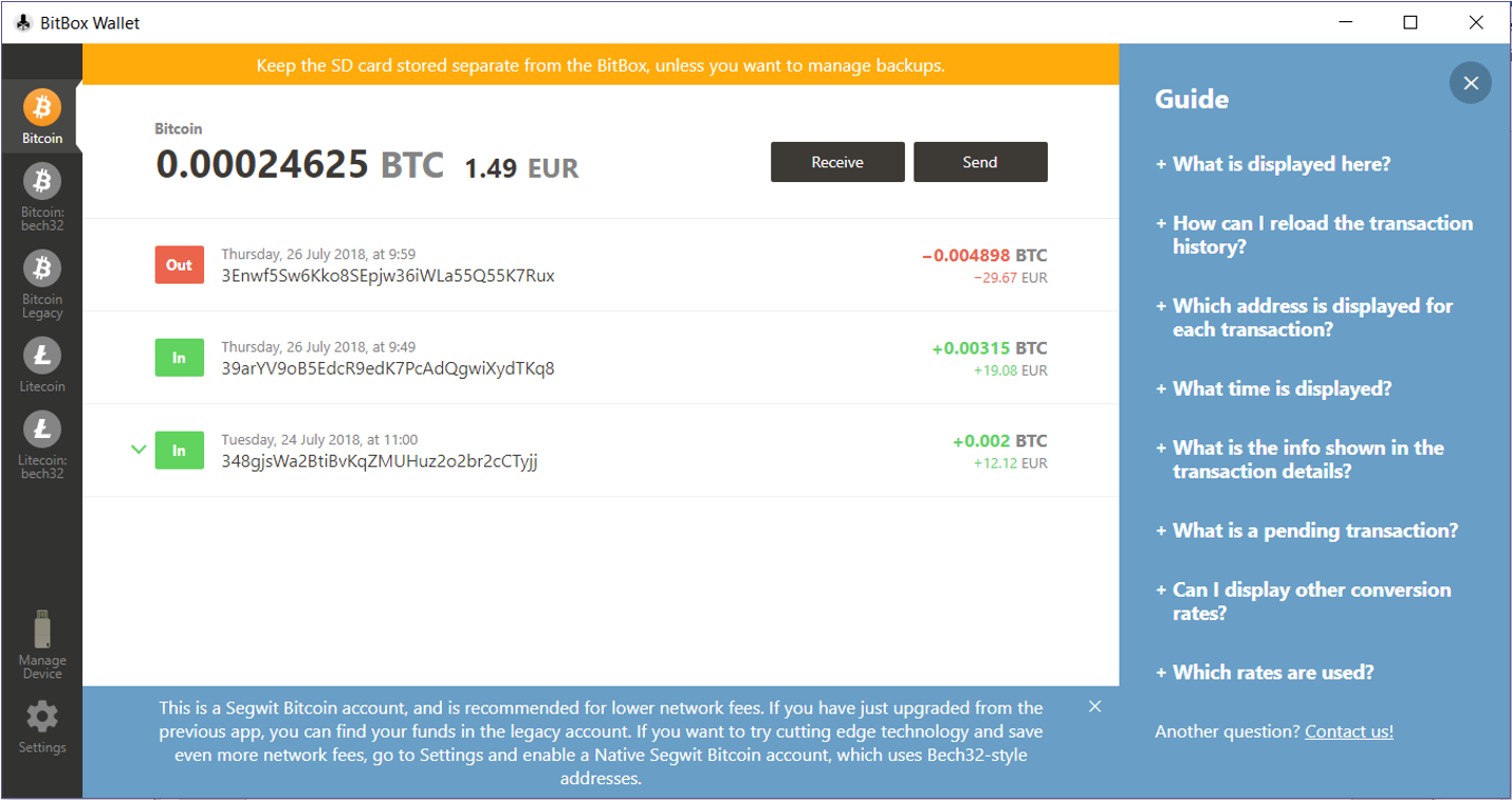 A Tour of the New BitBox Desktop App | by Shift Crypto | ShiftCrypto |  Medium