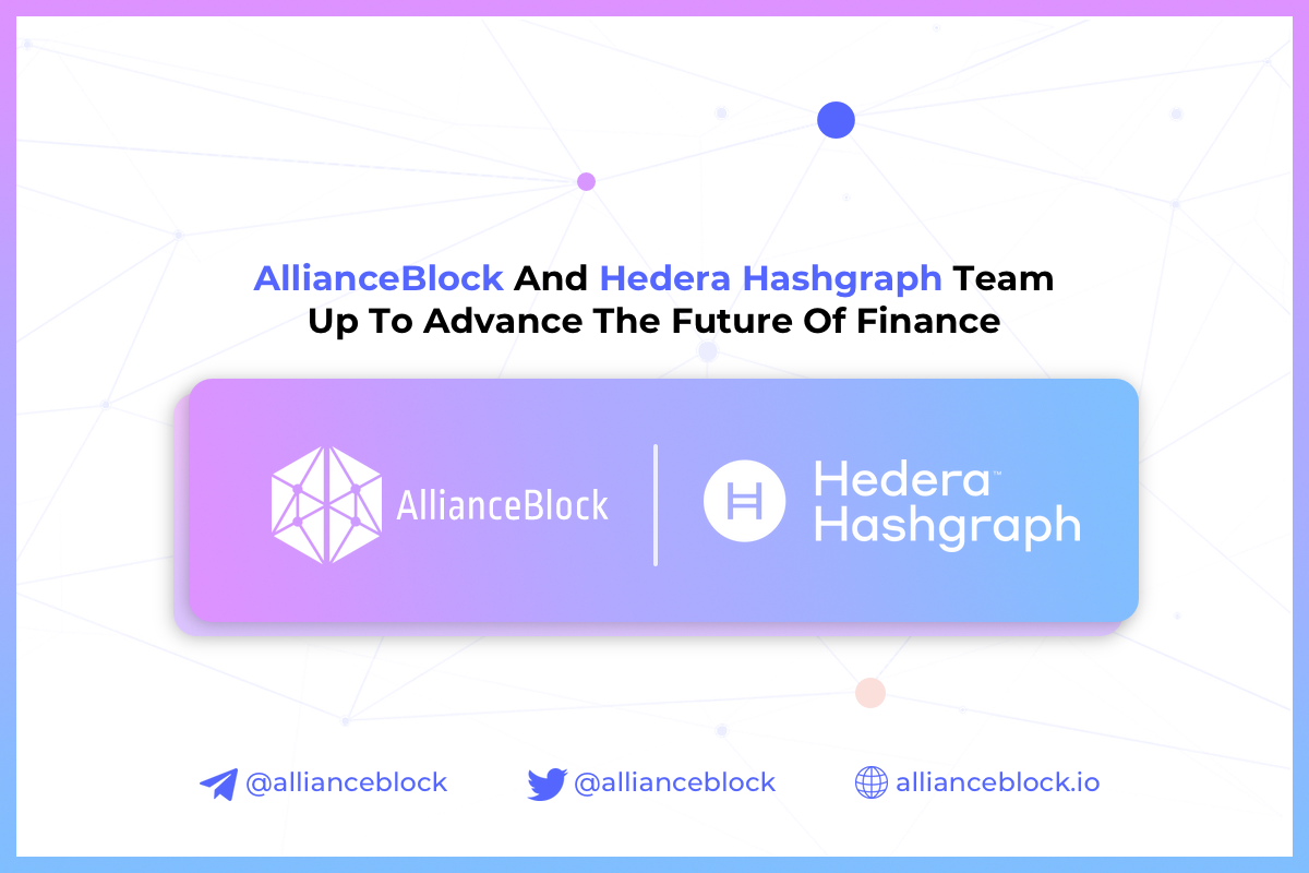 AllianceBlock And Hedera Hashgraph Team Up To Advance The Future Of Finance  | by Nexera | Medium