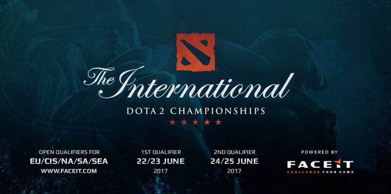 FACEIT presents Dota2: The International 2017 Open Qualifiers