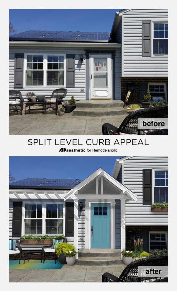 Real Life Rooms: Split Level Curb Appeal | by Charlie Thompson | Medium, image size:600x985