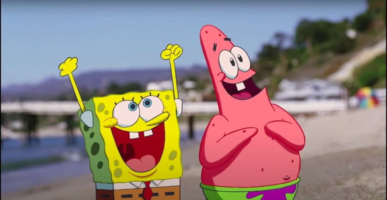 150 Favorite Movies: #129 — The SpongeBob SquarePants Movie | by Dave  Wheelroute | The Film Project: 150 Favorite Movies | Medium, image size:1280x663