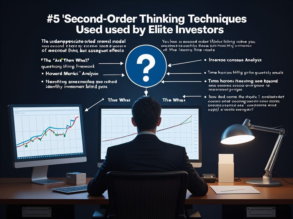 5 Second-Order Thinking Strategies That Give Elite Investors Their Edge Over Markets | by Nithin Bharadwaj | Investor Central