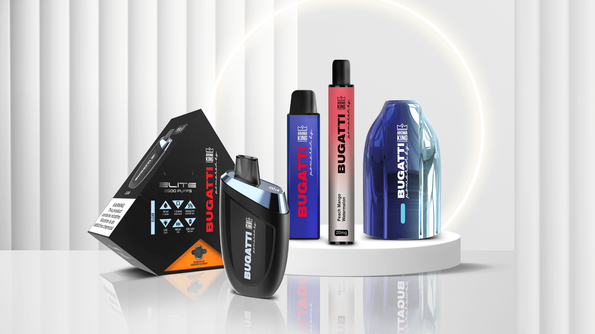 elfbar elfa master akku Aroma King BUGATTI TWINS DISPOSABLE VAPE 5000 5k puffs-$21.99 main image 1