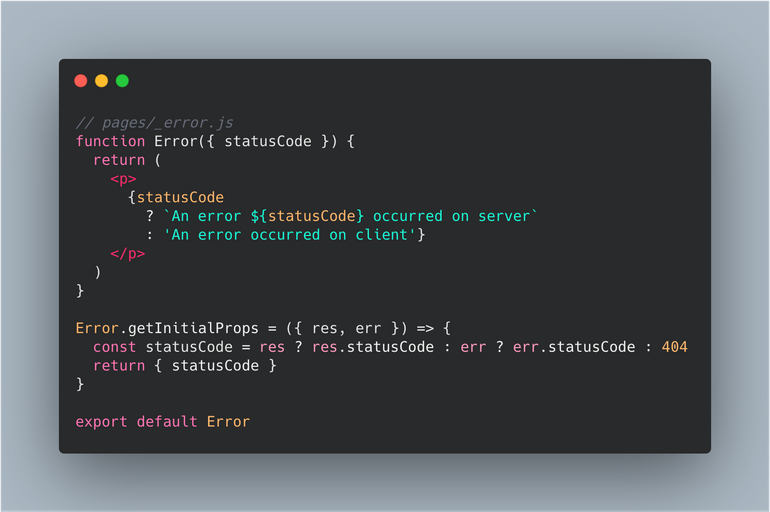 NextJS Tips Series: Custom 500 error page - Said BADAOUI