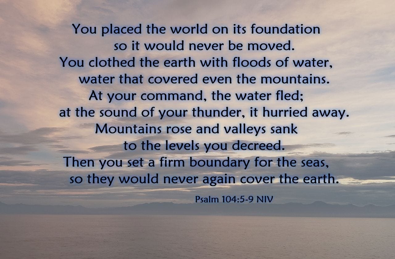 Glorifying the God of Creation — Psalm 104:5–9 | by Ed Jarrett | A 