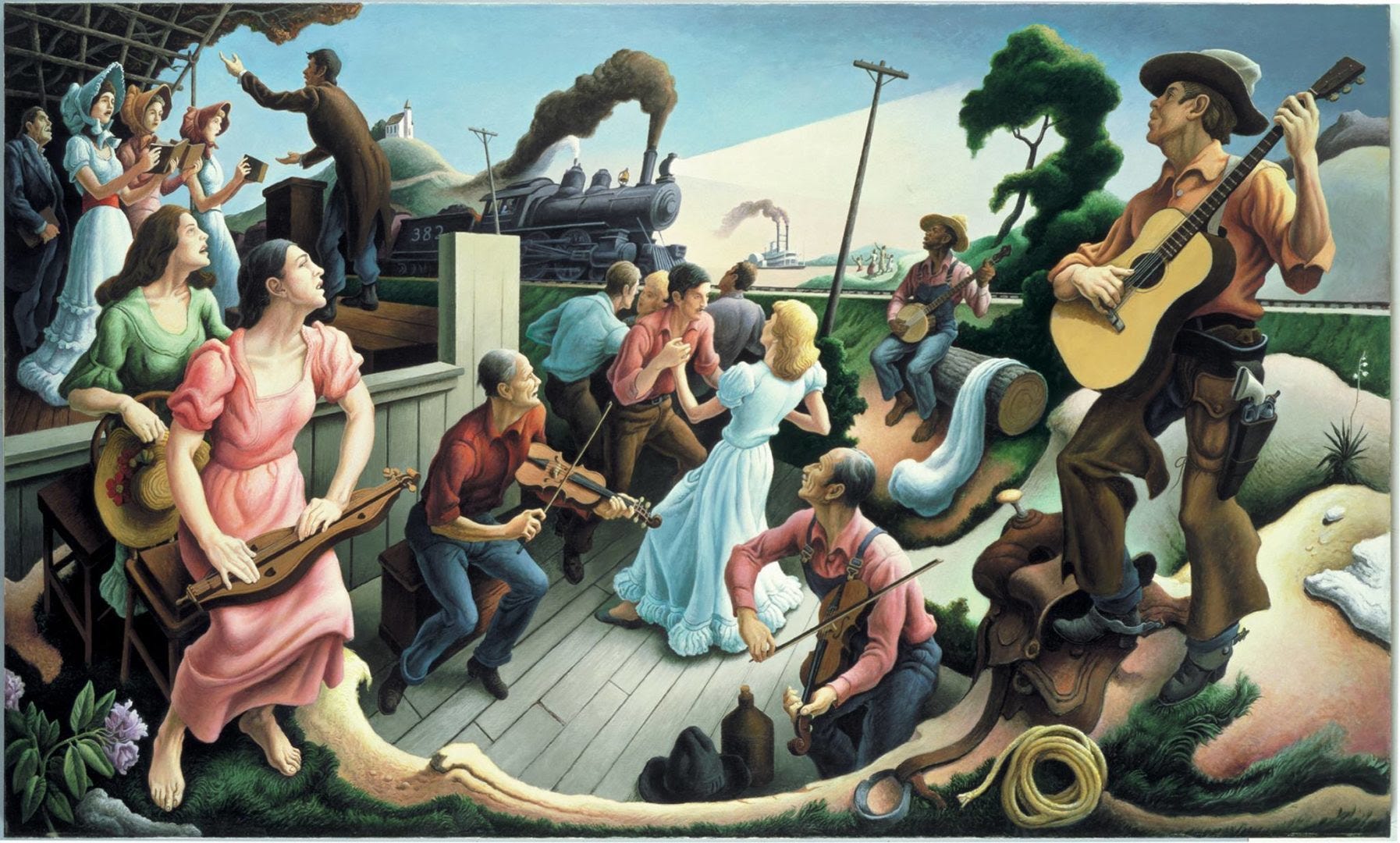 Liberal Arts Blog — Thomas Hart Benton, “Sources of Country Music