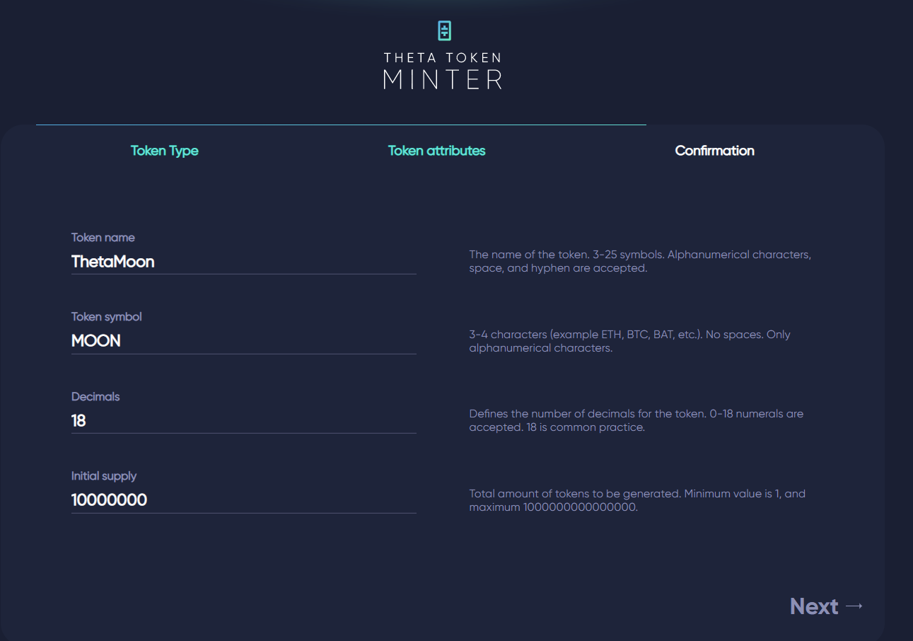 Theta Token Minter now live, creating TNT-20 tokens on Theta blockchain |  by Theta Labs | Theta Network | Medium