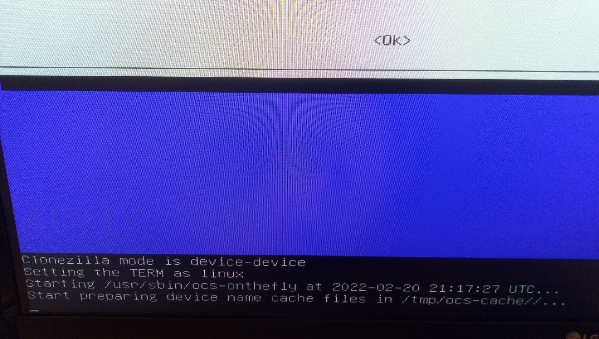 Cloning 4TBs with Clonezilla. I had to migrate almost 4 TB worth
