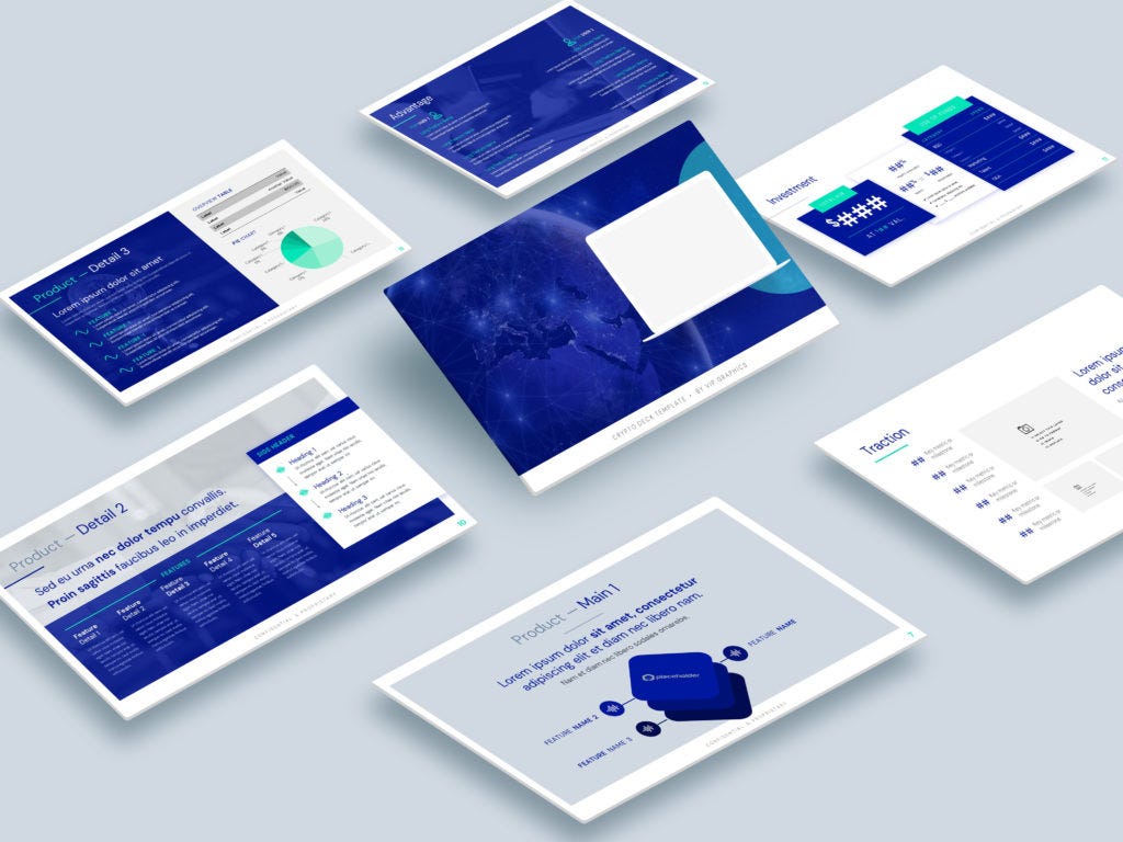 Top 6 Crypto & Blockchain Pitch Deck Examples | by VIP Graphics | Medium