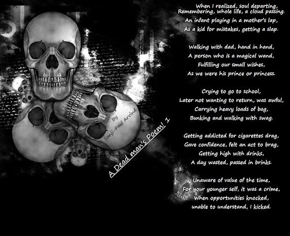 A Dead Man's Poem | by Sanji-Paul Arvind | Medium