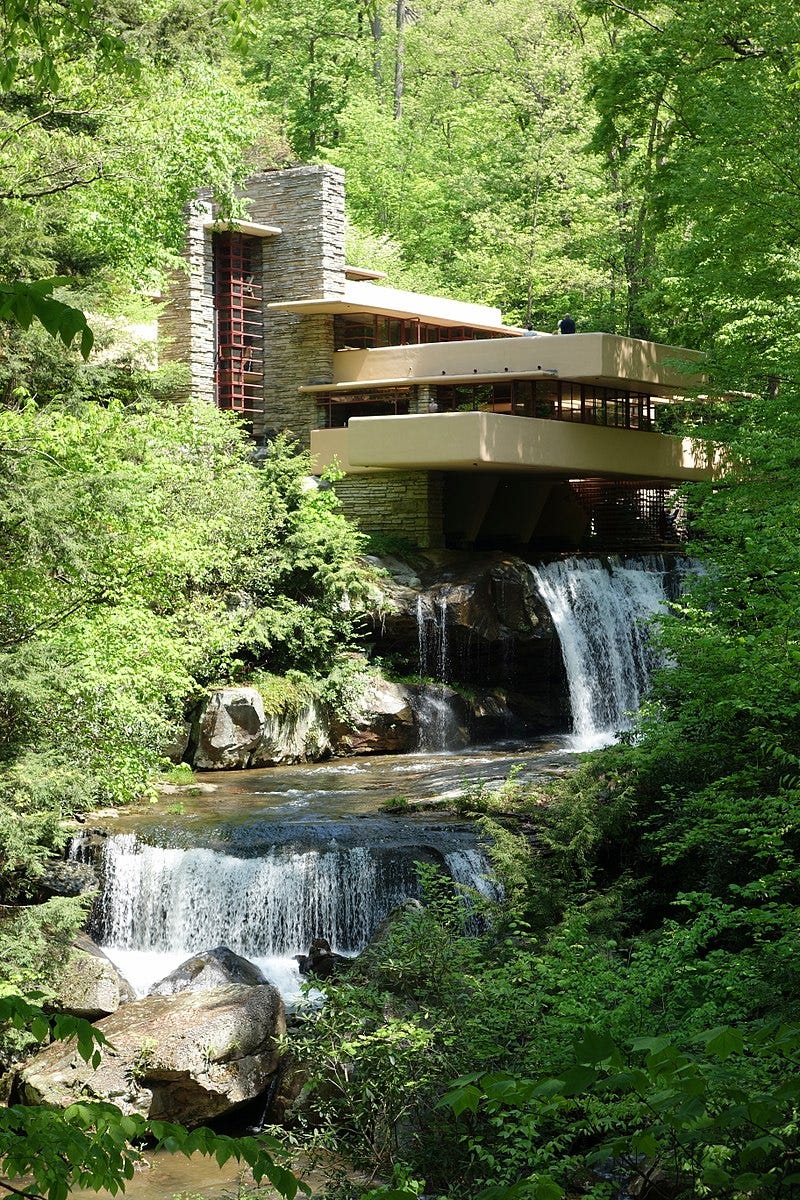 建物 Frank Lloyd Wright Fallingwater Fallingwater, Pennsylvania, 1935 by Frank Lloyd Wright | by