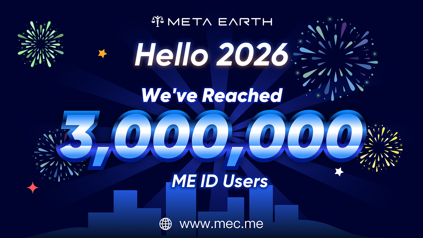 3 Million Verified Users: The Journey and Vision of Meta Earth | by Meta  Earth | Jan, 2026 | Medium