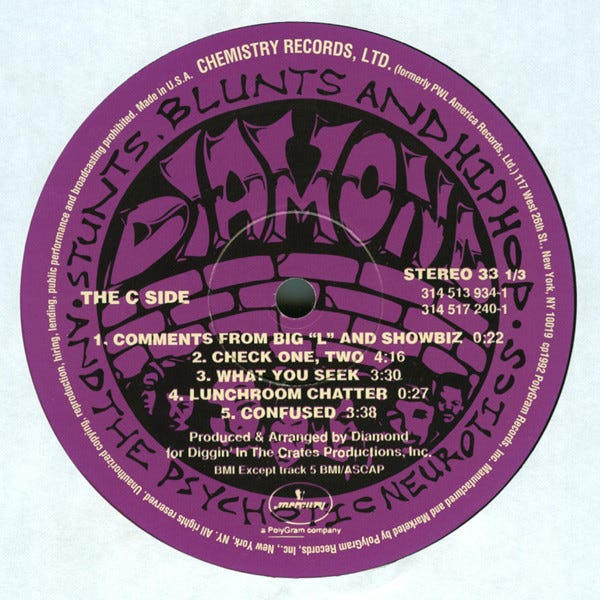 【新品】Diamond – Stunts, Blunts, & Hip Hop DIAMOND D - STUNTS BLUNTS & HIP HOP - CD - 1994 - VG+ | eBay
