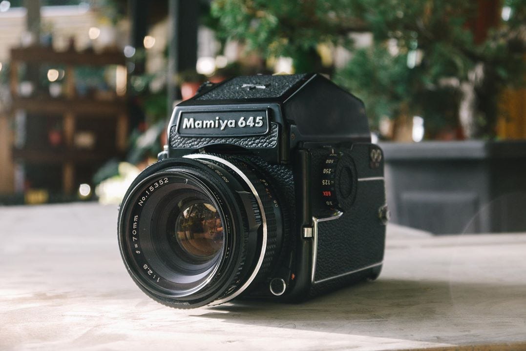 一年一百台底片相機— （5）Mamiya m645 1000s/70mm 2.8 c/底片