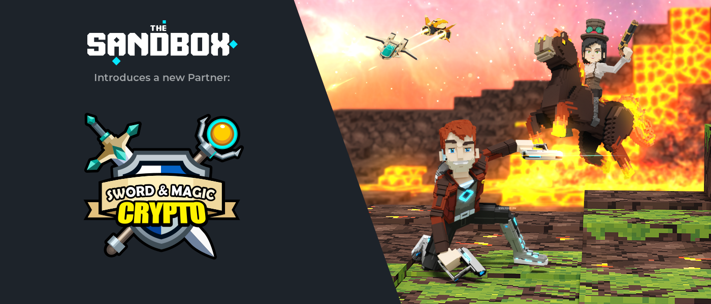 Partnership announcement The Sandbox ft. Crypto Sword & Magic | by The  Sandbox | The Sandbox | Medium