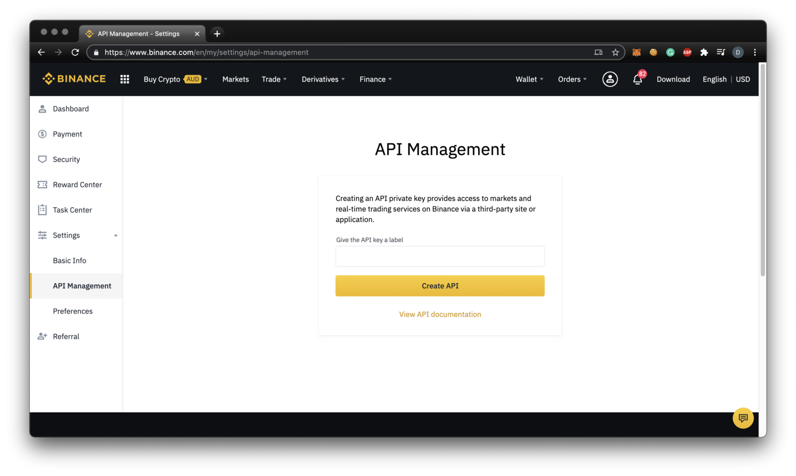 How to create API Keys for the Binance Futures copy-trading account | by  TruePNL | Medium