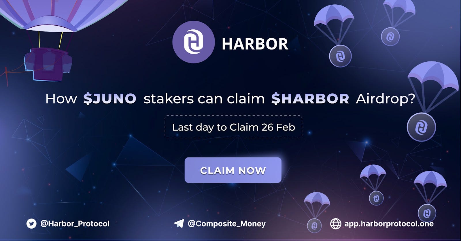 How $JUNO stakers can claim $HARBOR Airdrop? | by COMDEX | Medium