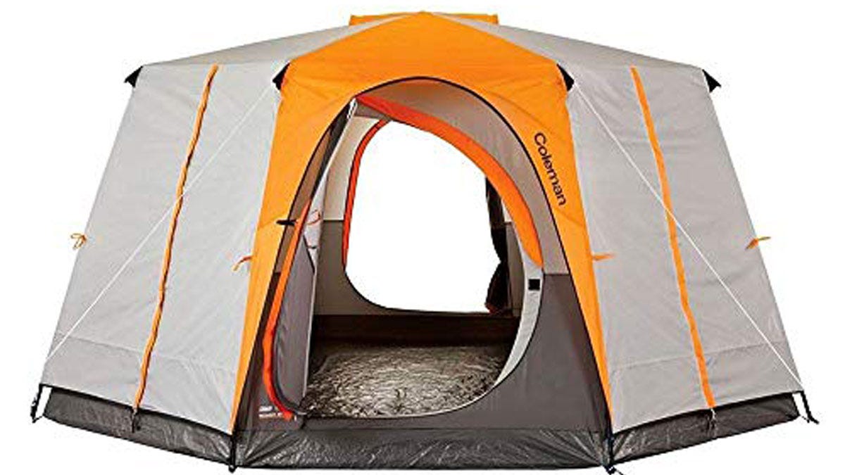 Coleman Octagon 98 Full Fly Tent — Hinged Door Cabin | by Noah