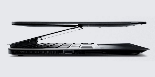 crevasse！VAIO VAIO Built the World's First* Contoured Carbon Fiber Laptop