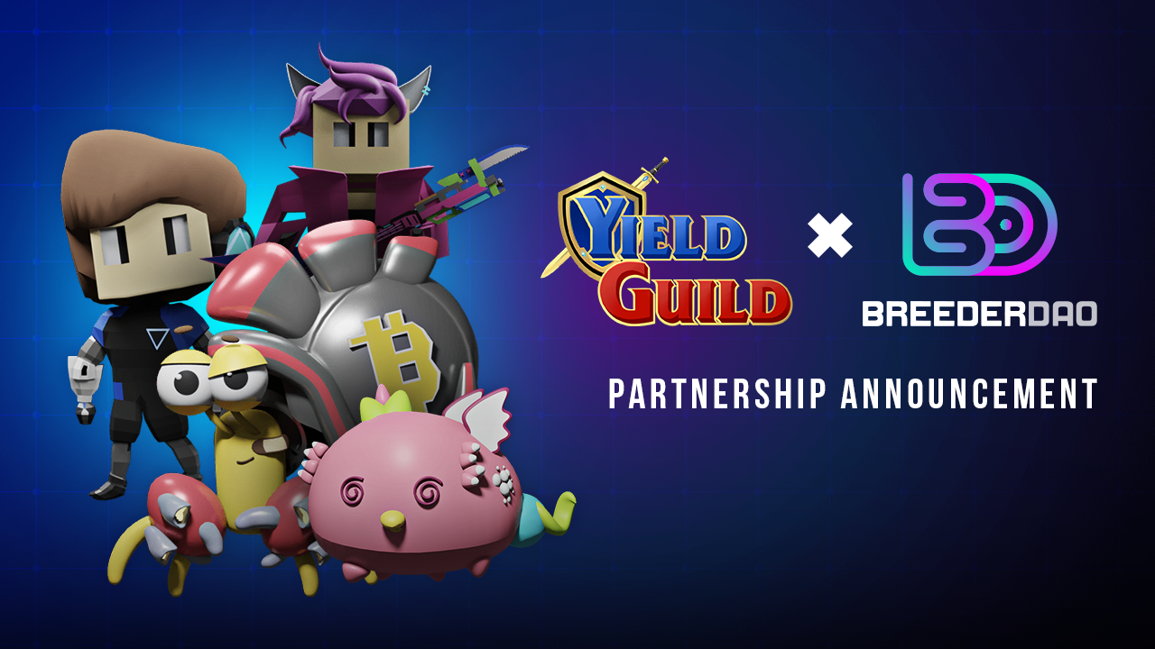Yield Guild Games Partners with Game Asset Production Factory, BreederDAO |  by Yield Guild Games | Yield Guild Games | Medium