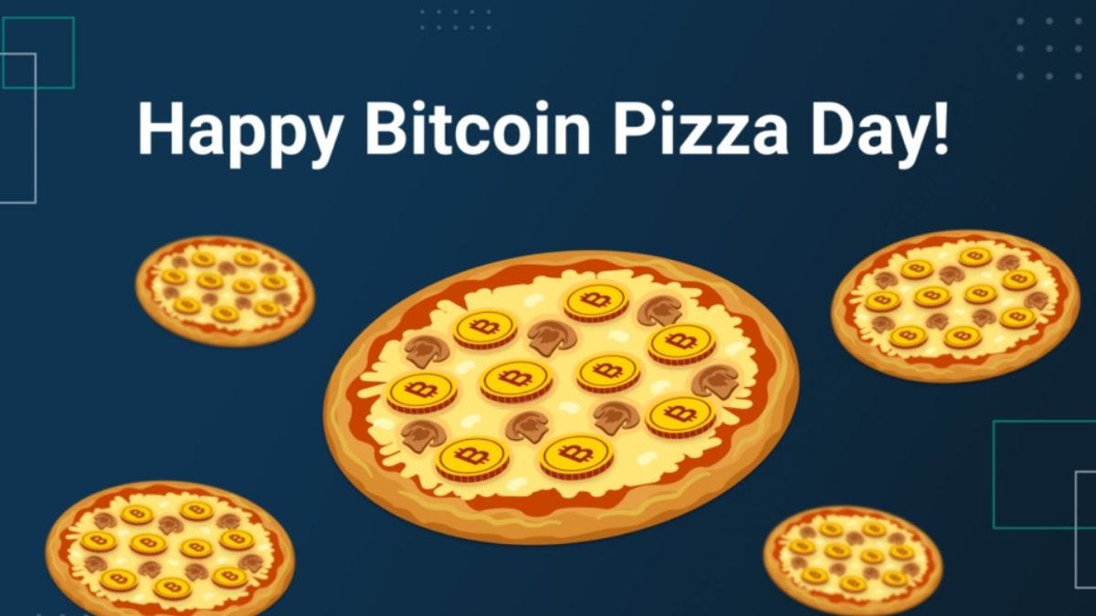 Bitcoin Pizza Day: A Cheesy Tale of Hindsight and a Future Full of Toppings  | by TheLuWizz | Coinmonks | Medium