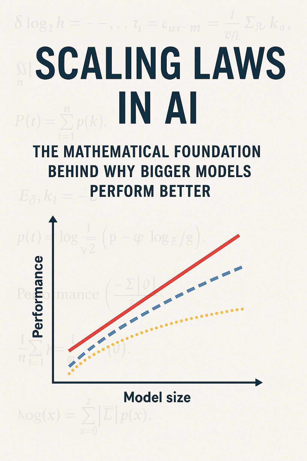Scaling Laws in AI: The Mathematical Foundation Behind Why Bigger