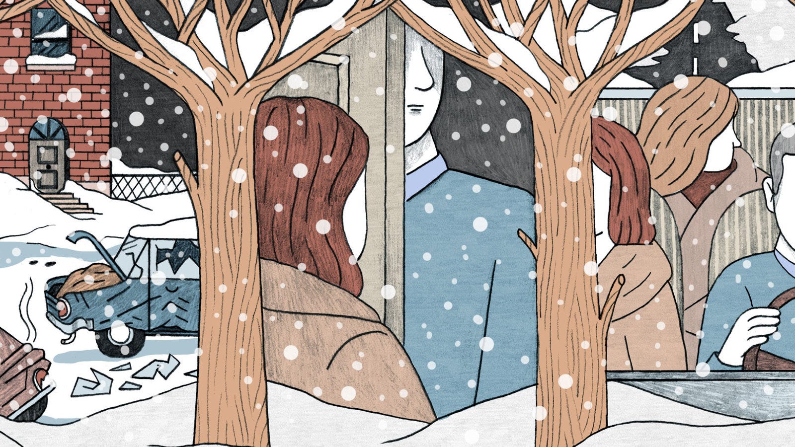 絵画 In the midst of winter In the Midst of Winter, You Find Snow, Love… and a Body in the