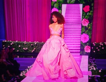 next in fashion pink dress What 'Next In Fashion' Reminded Me About Creativity  Fever Pitch Magazine