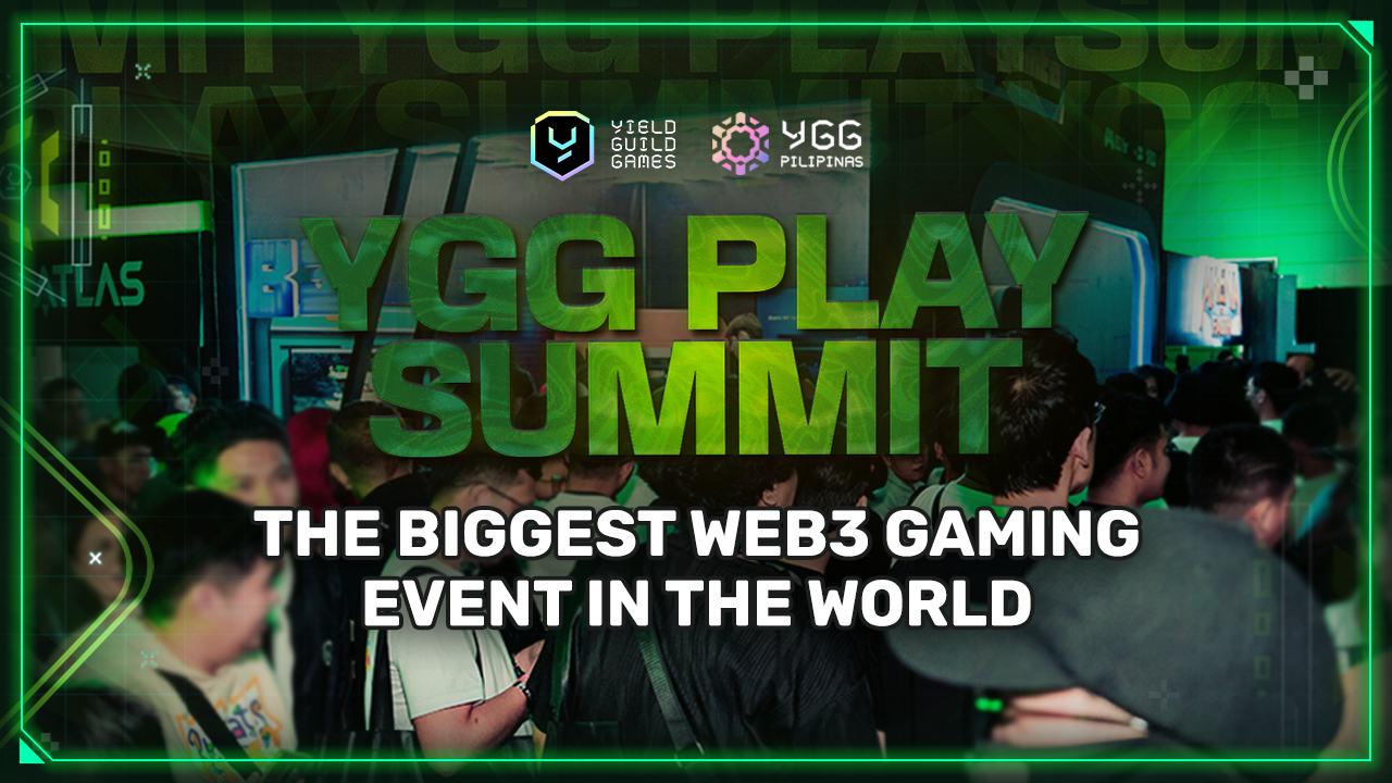 YGG Play Summit: The Biggest Web3 Gaming Event in the World | by Yield  Guild Games | Yield Guild Games | Medium