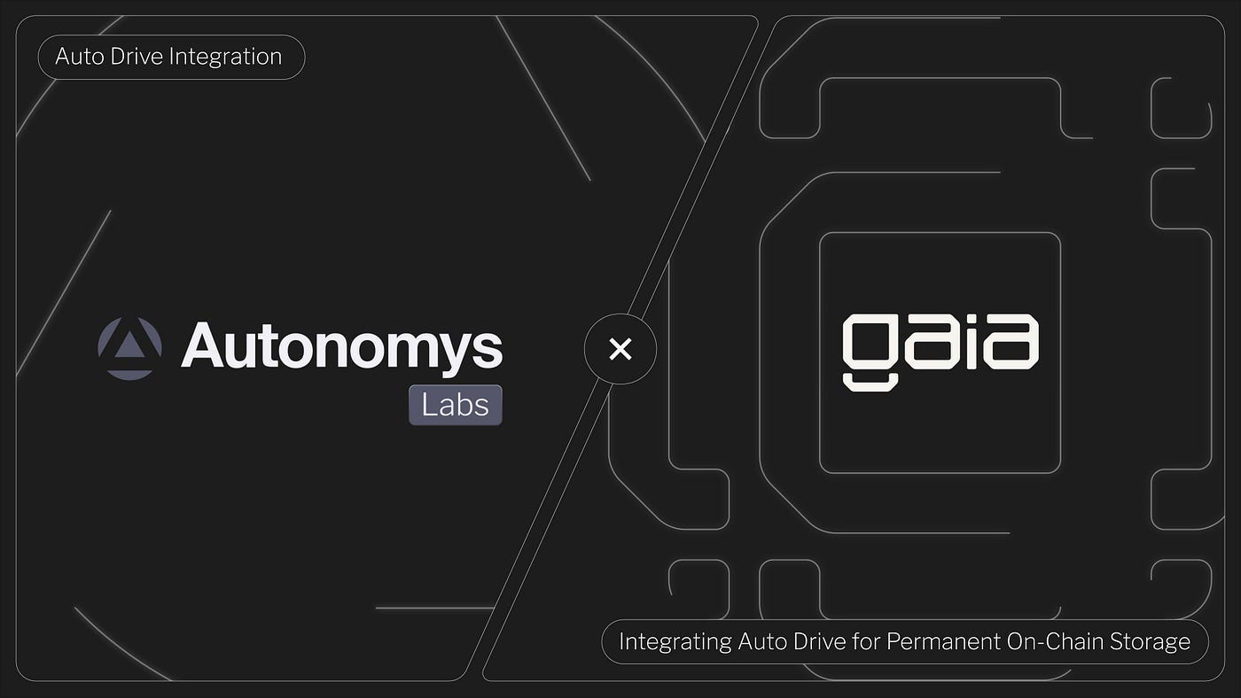 Bridging Minds and Memory: Autonomys x Gaia Unlock AI3.0 | by Jakarta |  Medium