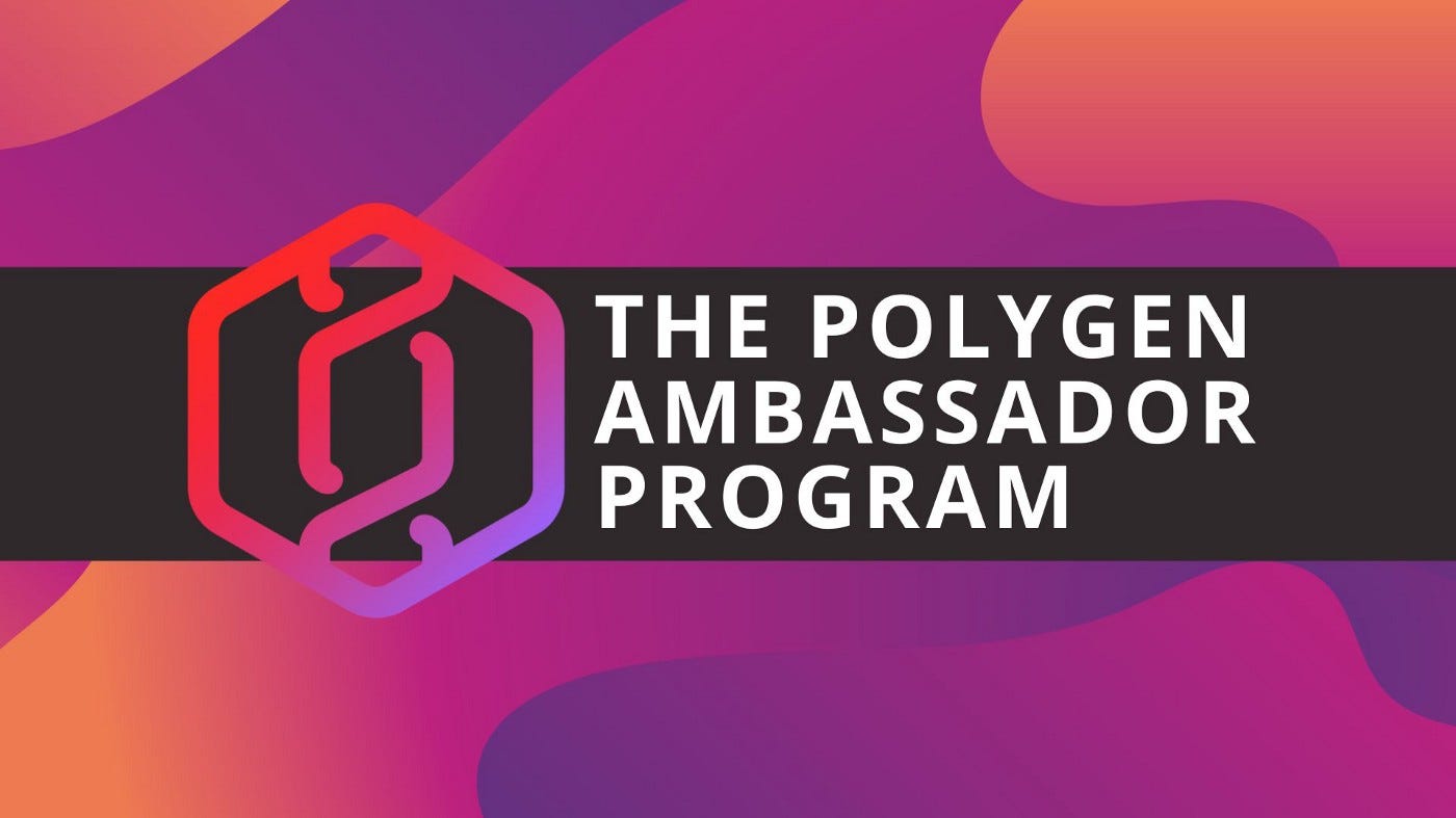The Polygen Ambassador Program. Join the Polygen Ambassador program… | by  Polygen | Polygen Community | Medium