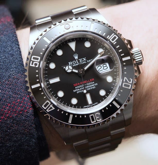 Rolex Sea-Dweller 126600 Watch Marks 50th Anniversary Of The Sea