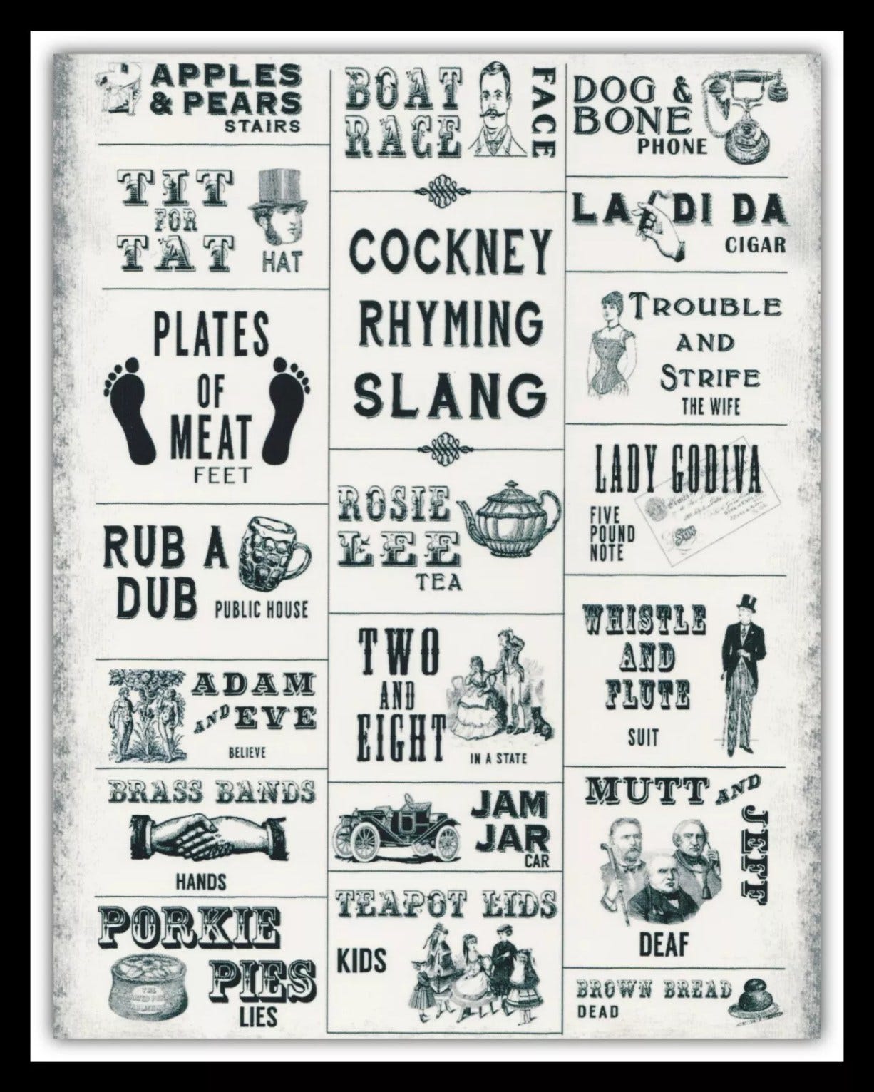 Rhyming Slang. One of the many aspects of life in… | by Mariah Torsney |  Roseleigh
