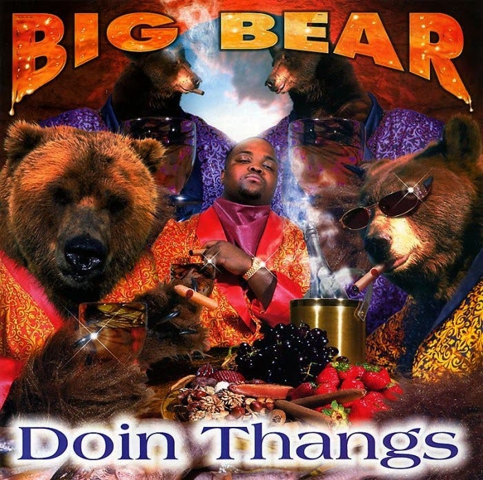 G-Rap / レア / Big Bear-Doin Thangs Big Bear — Doin Thangs Album Review | by ADAMN. | Medium