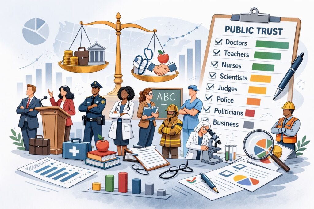 Survey Insight: Which job is the most honest and ethical? | by